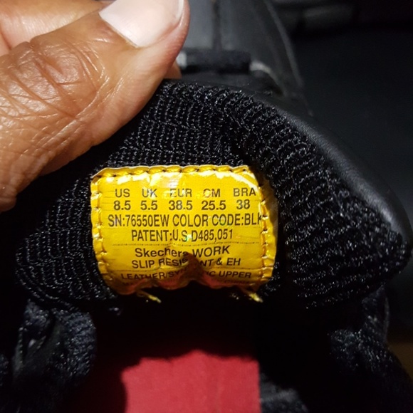 Sketchers leather slip resistant work shoe - Picture 6 of 7